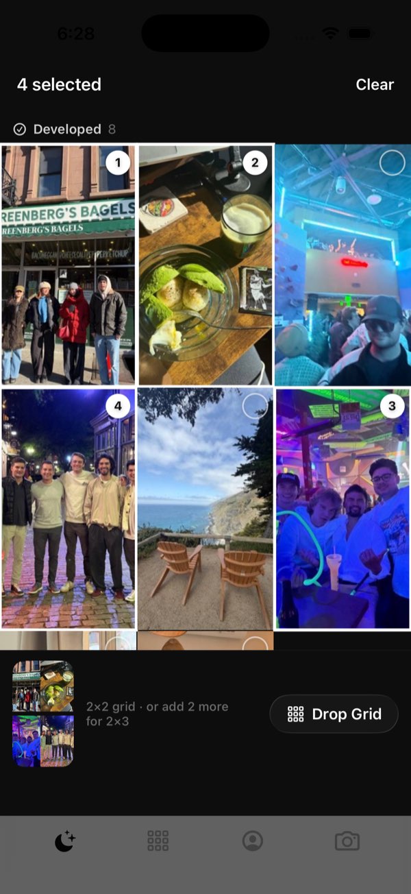 Picking photos for a grid